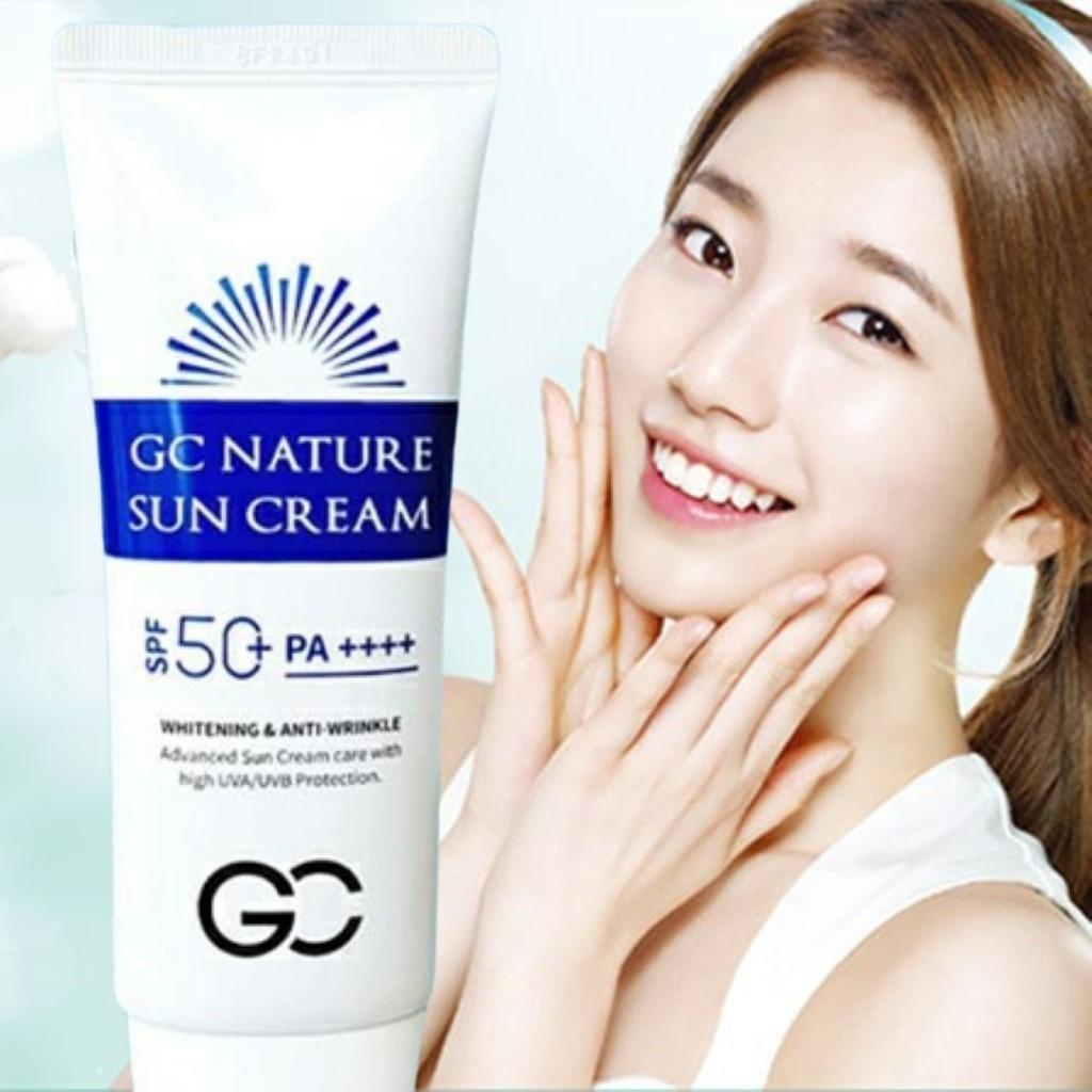 Sữa Rửa Mặt Ý Dĩ-Kem Chống Nắng GC-Dưỡng Ẩm,Sáng Da,Chống Nắng 50 SPF,PA ++++ 60Ml.