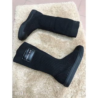 Bốt len cổ cao