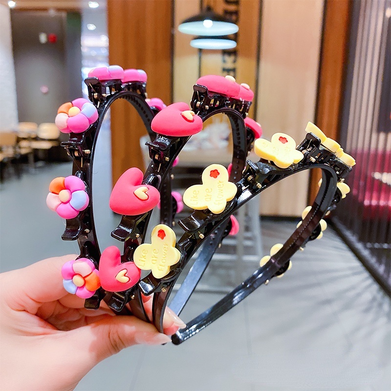 Băng Đô Cài Tóc Đính Hoa Cúc Nhỏ Dễ Thương Phong Cách Hàn Quốc Cho Nữ