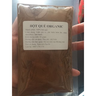Bột quế hữu cơ nguyên chất 100%
