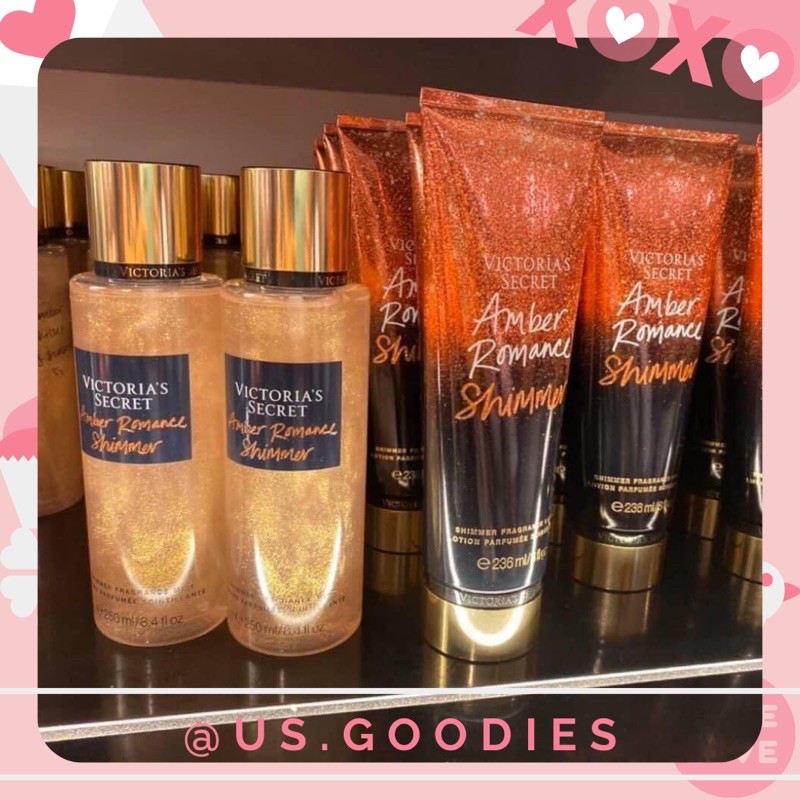 Bodymist/Lotion mùi Amber Romance của Victoria’s Secret