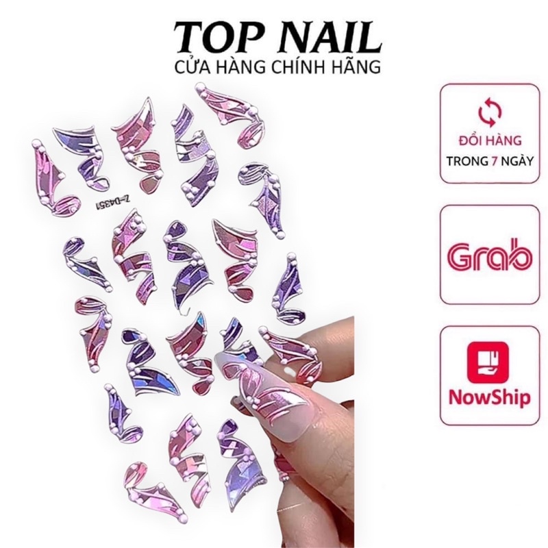 Sticker trang trí móng nail 5D