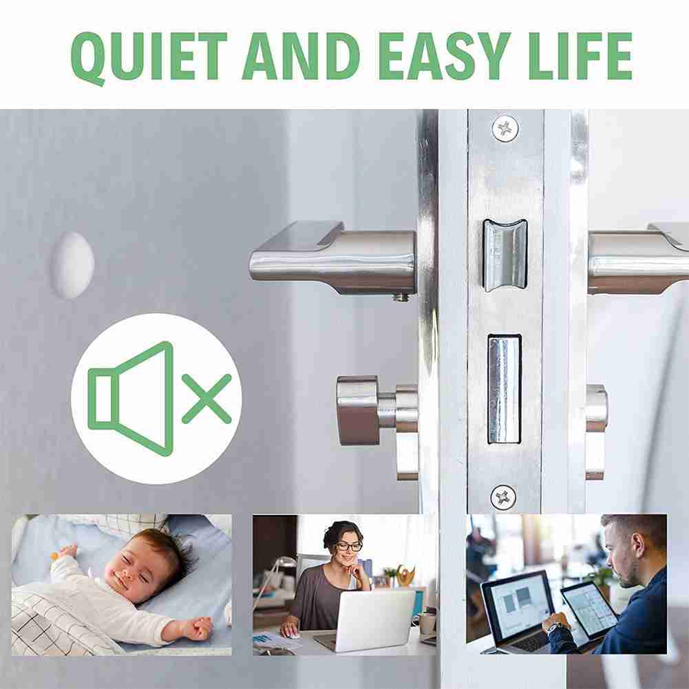 Tấm Đệm Âm Thanh Hình Tròn Mini Bằng Silicone Tự Dính Chống Trượt Giảm Tiếng Ồn Chất Lượng Cao