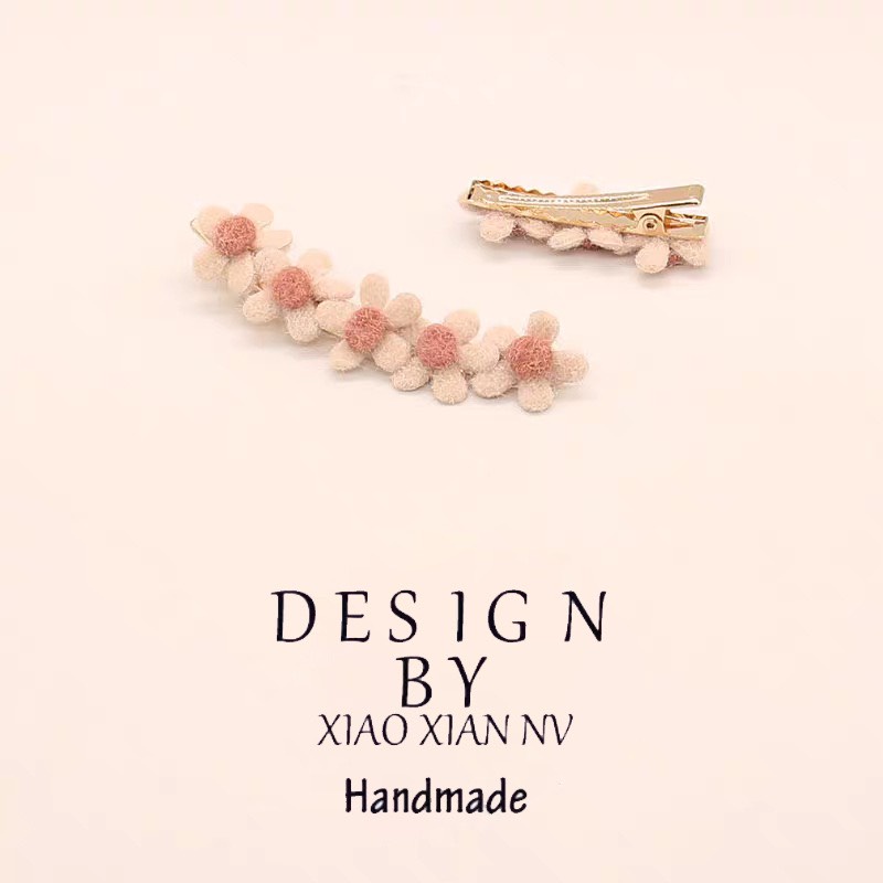 KẸP TÓC HÌNH HOA NHỎ DỄ THƯƠNG ĐƠN GIẢN PHONG CÁCH HÀN QUỐC CHO NỮ