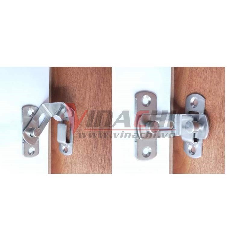 Móc chốt cửa cao cấp inox 304 - Chốt cửa an toàn giúp bảo vệ an toàn cho người dùng bên cạnh bộ khóa cửa chính.