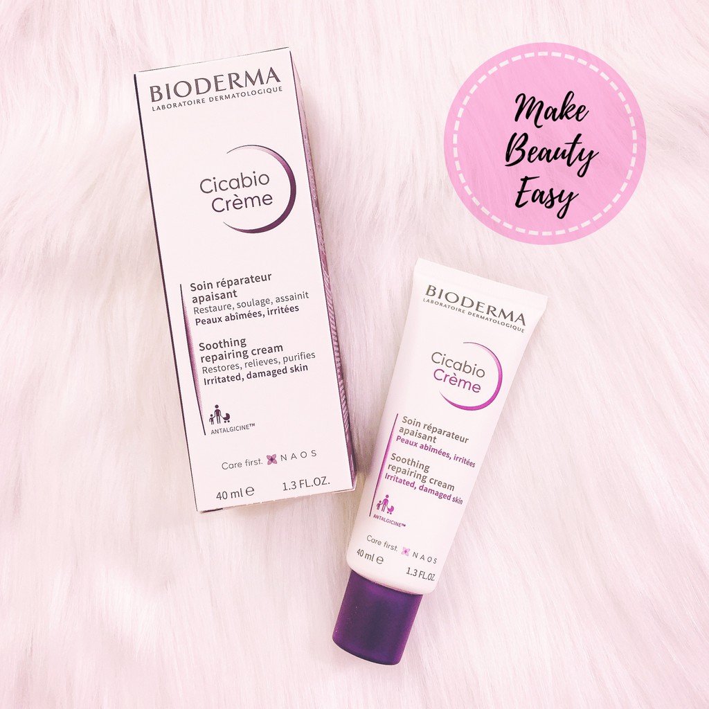 Kem Dưỡng Bioderma Cicabio Creme Hỗ Trợ Phục Hồi Và Làm Dịu Da 40ml, 100ml