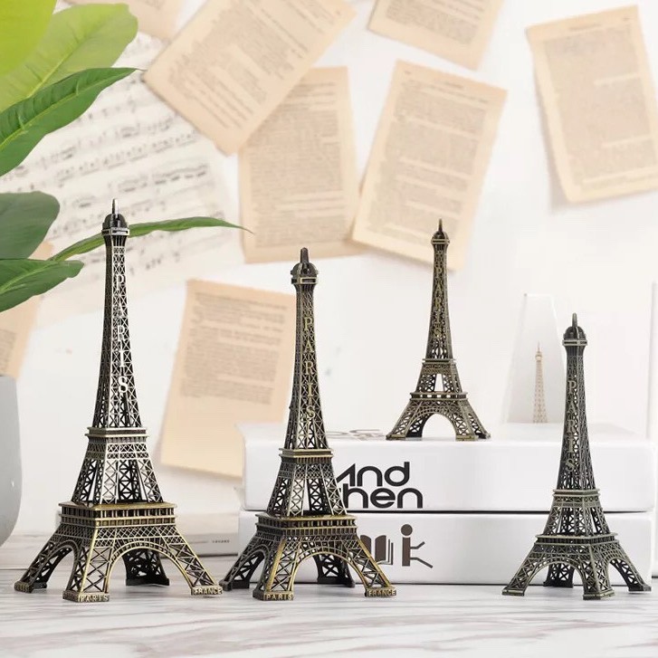 Mô hình Tháp Eiffel bằng Thép Không Gỉ size Nhỏ