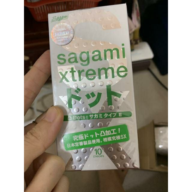 Bao cao su gân gai sagami extreme