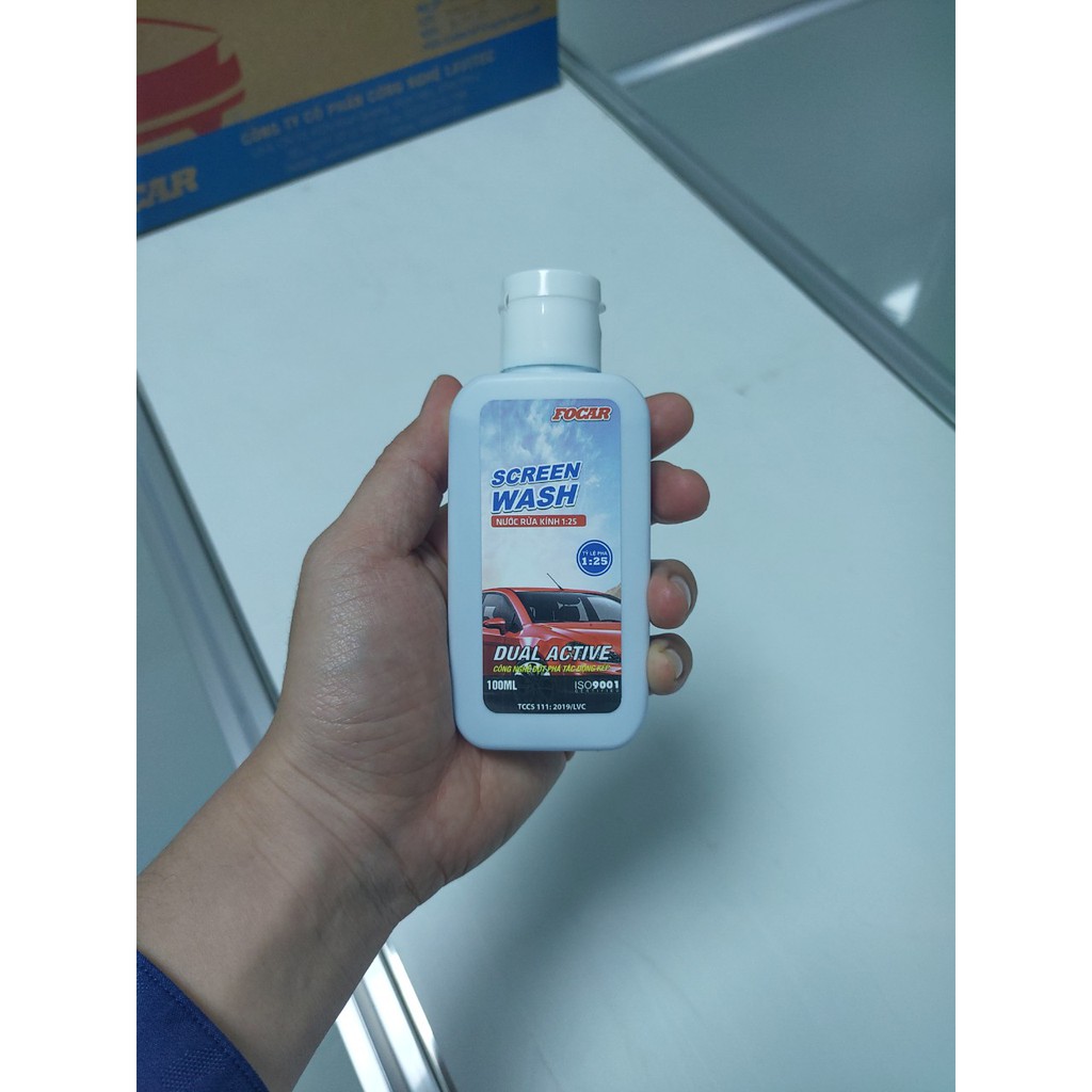 Nước rửa kính ô tô màu xanh dương FOCAR Screen Wash ROHS