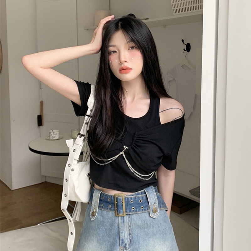 Áo Thun NgắN Tay Giả Hai LớP ThờI Trang Cho Nữ JL-TX-336