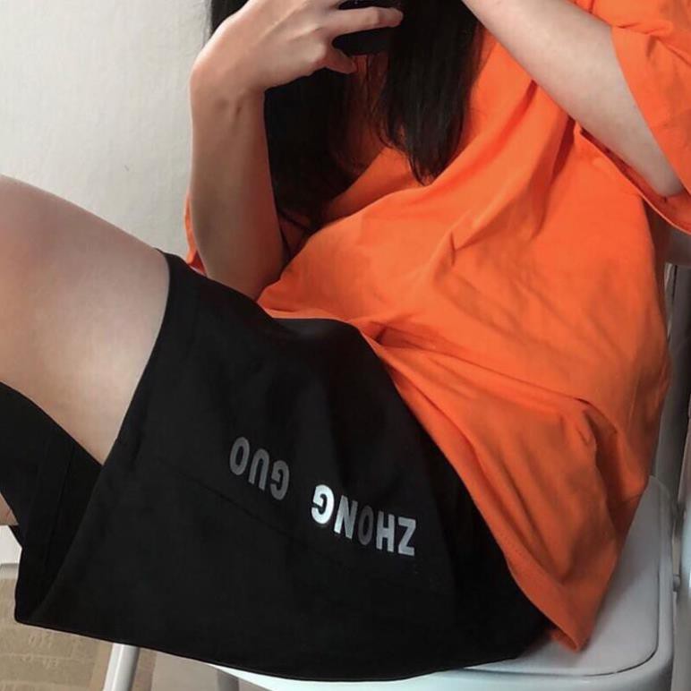 Quần Short Thun Phản Quang Nam Nữ Unisex QS08