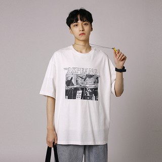 Áo Thun Unisex ASPEANG Trắng Đen