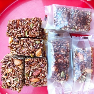 Bánh gạo lứt rong biển ngũ cốc granola ăn kiêng giảm cân