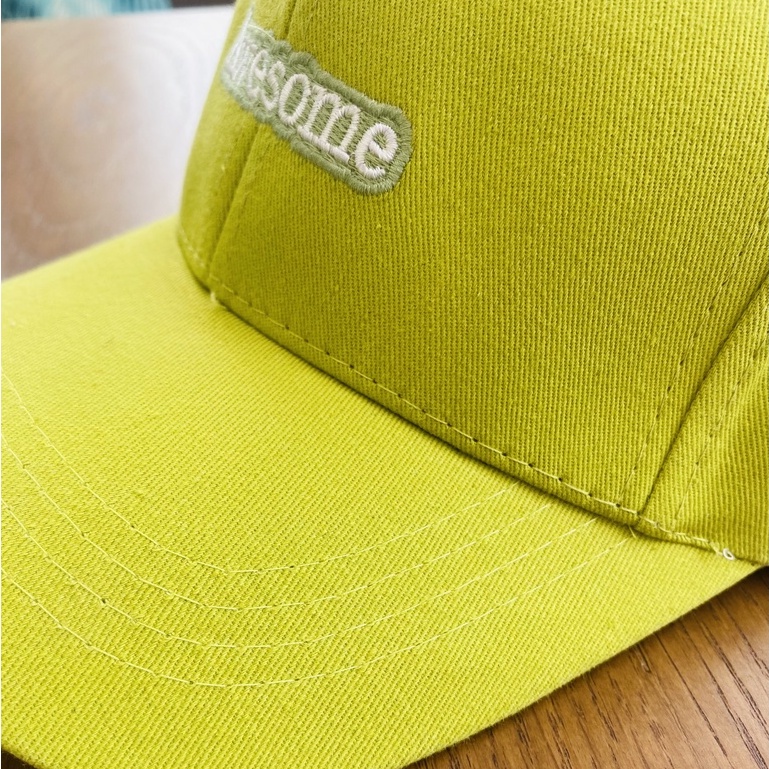 Nón kết lưỡi trai thêu chữ Awesome phong cách Ulzzang Hàn Quốc form unisex cho nam nữ mã N3