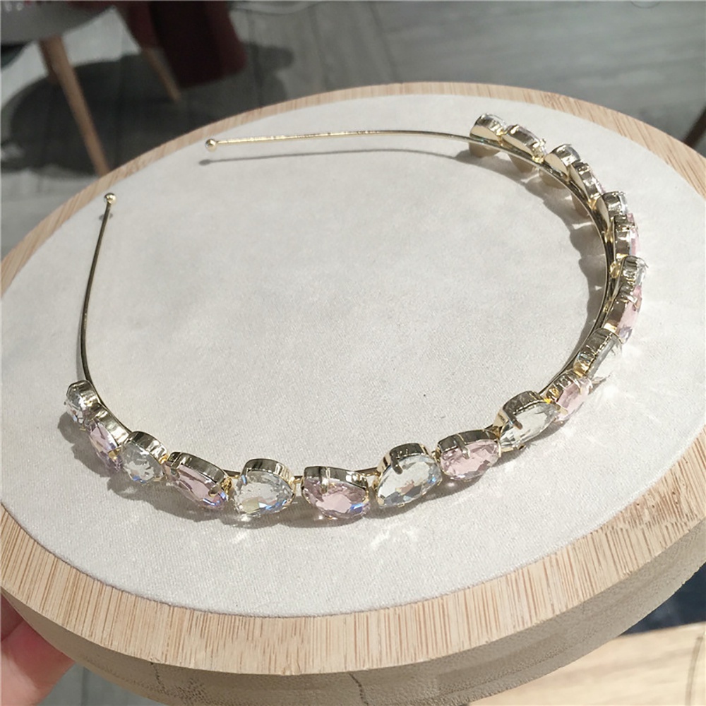 Băng đô hợp kim hình giọt nước phong cách Hàn Quốc sang trọng cho nữ