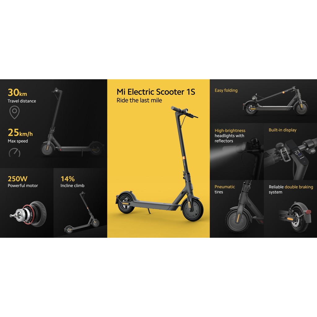 Xe điện Xiaomi Mijia Electric Scooter 1S/Ninebot KickScooter Max