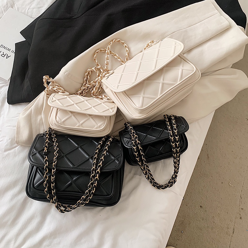 Túi đeo chéo JASMIN NOIR làm từ da PU thời trang dành cho nữ