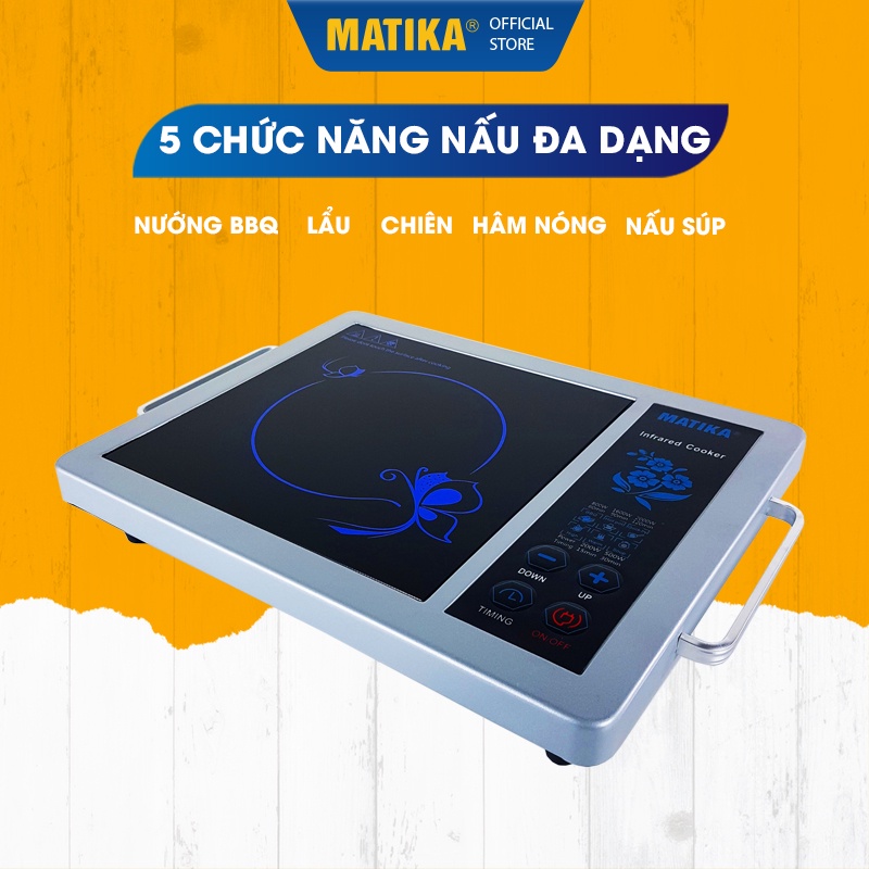 Bếp Hồng Ngoại Đơn MATIKA Công Suất 2000W MTK-H22