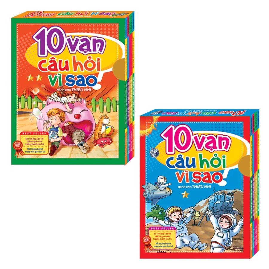 Sách: Combo 2 Hộp 10 Vạn Câu Hỏi Vì Sao ( 10 cuốn ) - TSTH