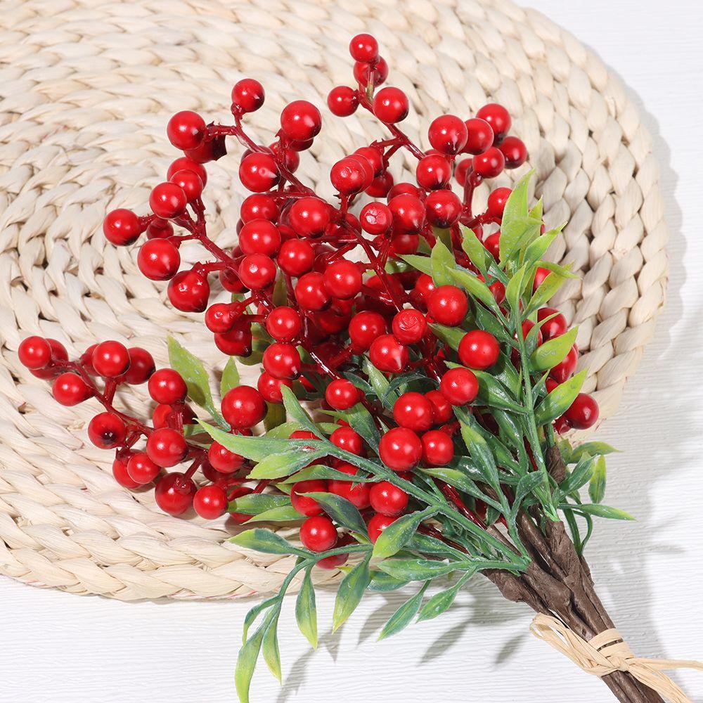 Bộ 6 Quả Mọng Xốp Dùng Trang Trí Phòng Chụp Ảnh|Bó Hoa Giả Xinh Xắn Trang Trí Nội Thất