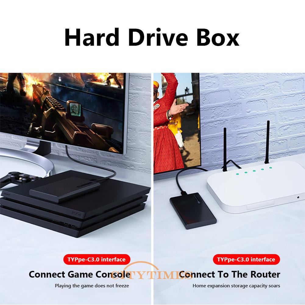 Hộp Đựng Ổ Cứng Ngoài 2.5 Inch Sata Dm Hd004 Type-C | BigBuy360 - bigbuy360.vn