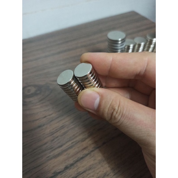 Nam châm viên D25x3, D20x3, D18x3, D15x3, D12x3 lực hút siêu mạnh