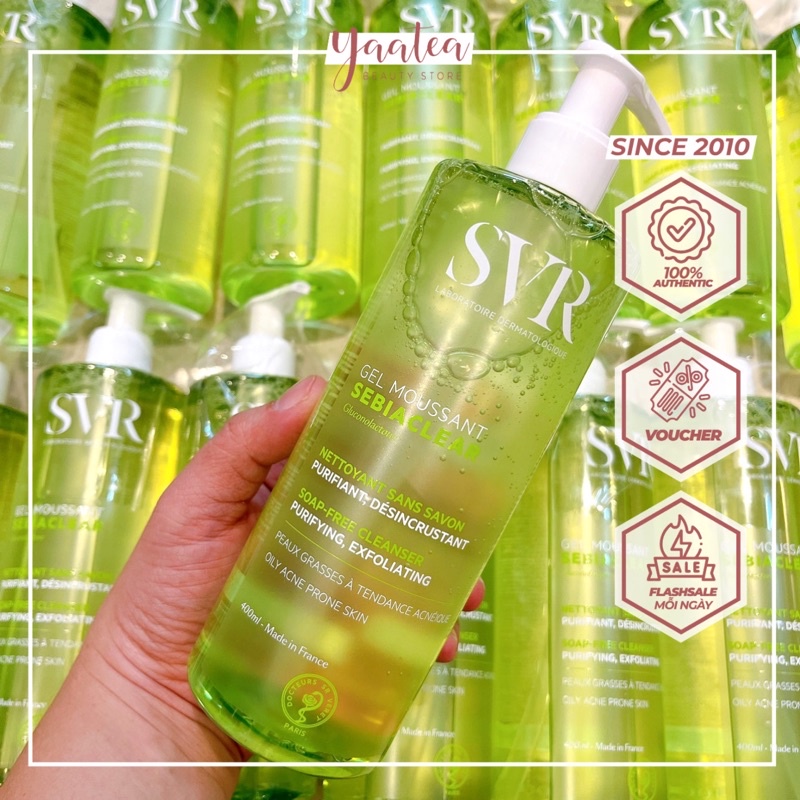 Sữa Rửa Mặt Dạng Gel SVR Sebiaclear Gel Moussant