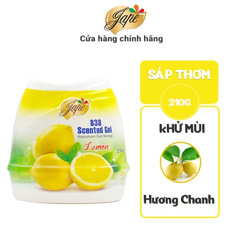 Sáp Thơm Khử Mùi Jape 838 Thơm Lâu Mùi Nhẹ Nhàng 210g - Hương Hoa Cỏ, Green Forrest, Lavender, Chanh Vàng, Dứa, Lime