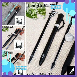 Mô hình kiếm Kirito Elucidator và Dark Repulser trong Sword art Online anime