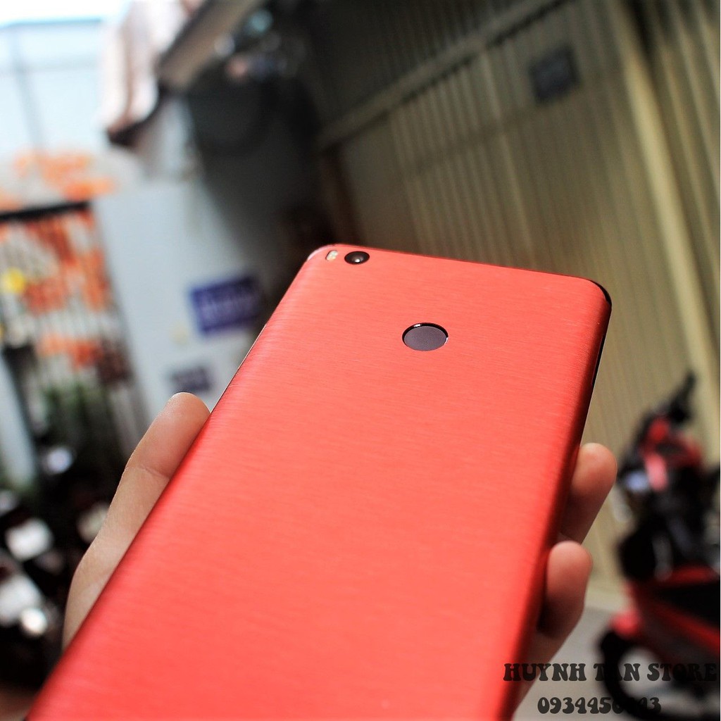 Siêu Hot _Xiaomi Mi Max 2 _ Skin nhôm xướt nhiều màu cực đẹp full cạnh (Không bao gồm logo)