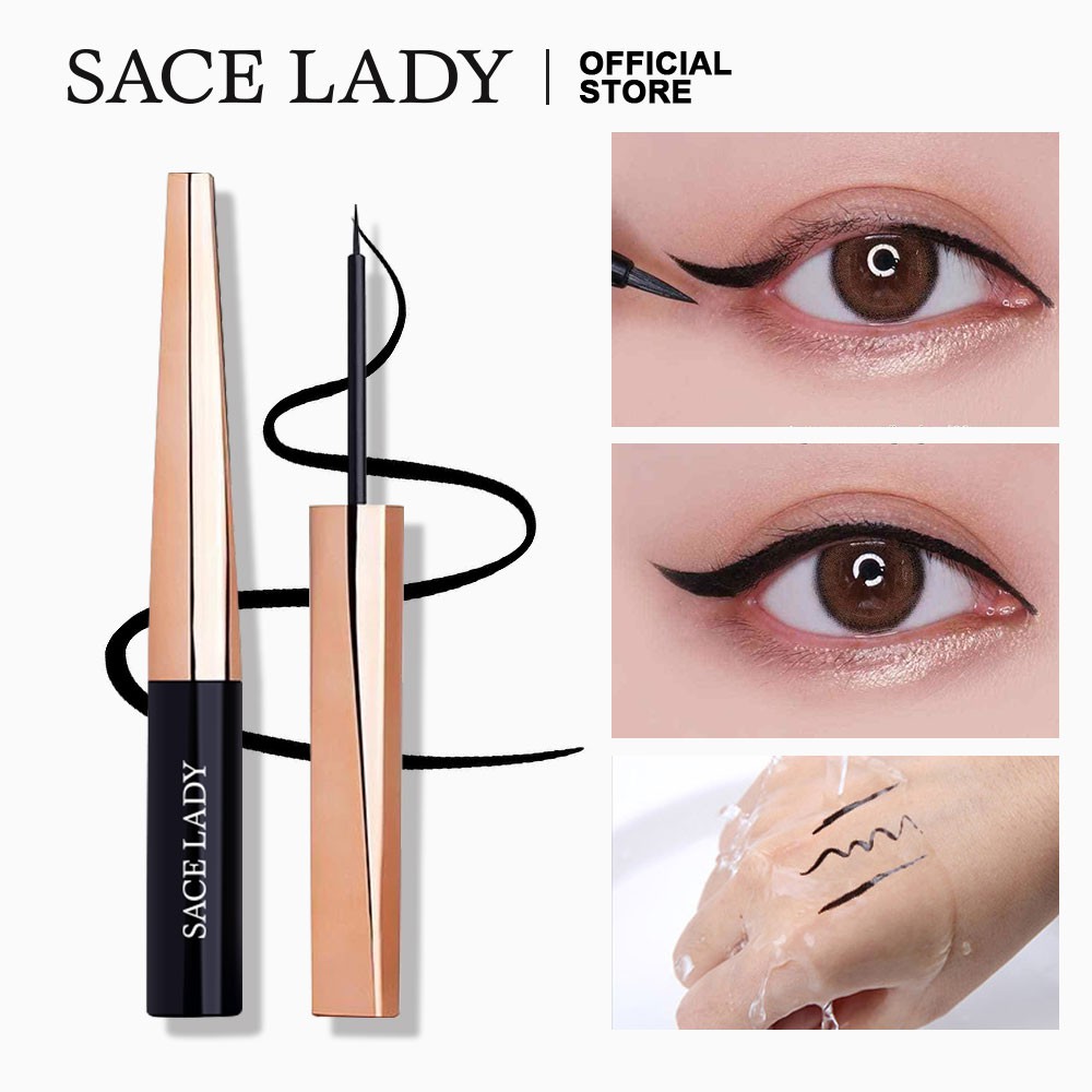 Bộ sản phẩm gồm 3 món trang điểm mắt của SACE LADY gồm mascara &amp; bút kẻ mắt &amp; kẹp bấm mi 80g