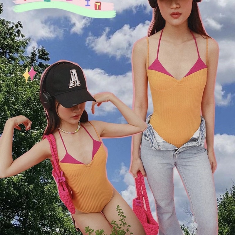 CARLYN SHOULDERBAG. TÚI LỨOI ĐEO VAI, KÈM TÚI VẢI