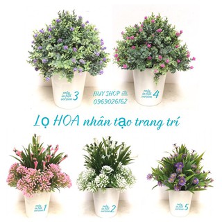 LỌ HOA NHÂN TẠO MINI TRANG TRÍ NHÀ CỬA