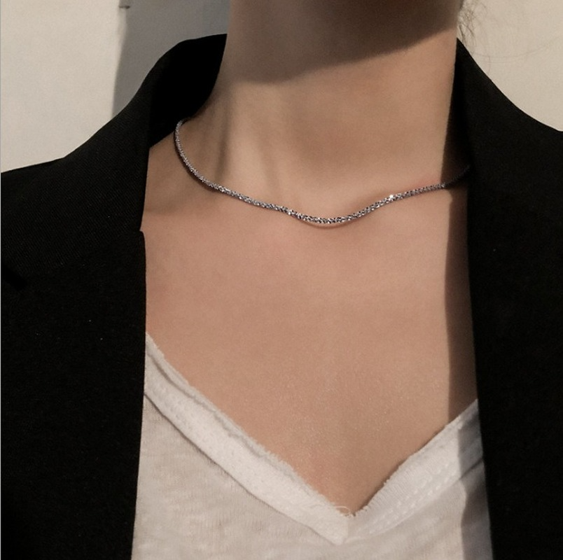 Vòng cổ choker thời trang Hàn Quốc thiết kế đơn giản cho nữ
