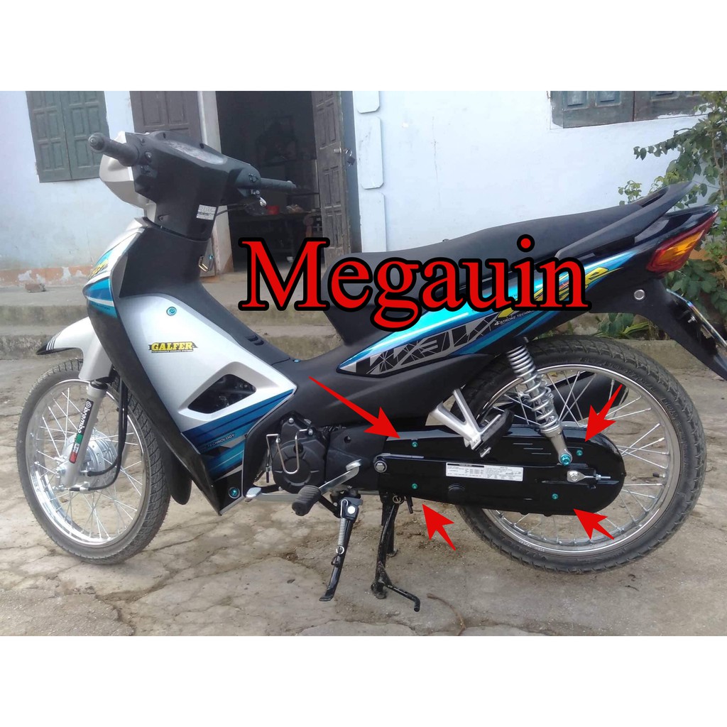 ỐC HỘP XÍCH (SÊN) TITAN GR5 LẮP WAVE A 2007-2021, WAVE 50CC