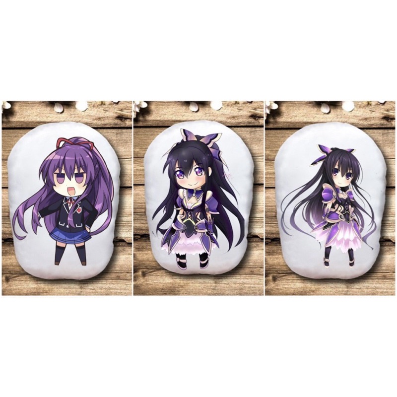 Gấu bông Tohka Date A Live 2 mặt ảnh/Gối ôm ngủ Tohka