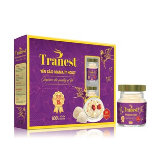 [CHÍNH HÃNG] Yến Sào Tranest MaMa Ít Ngọt 15% Tổ Yến - Hộp 6 Lọ -LOHAMART