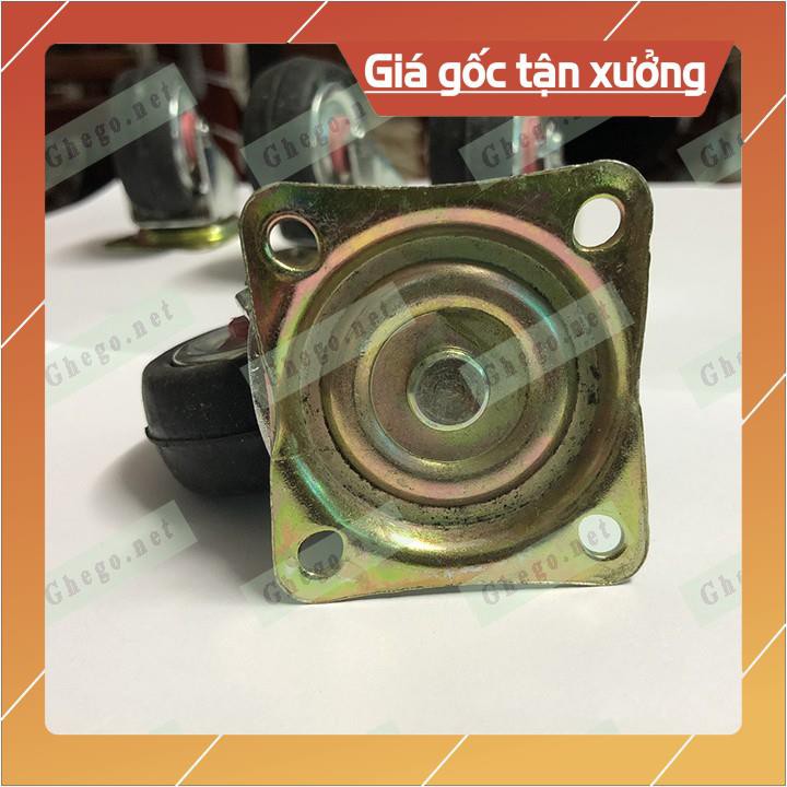 Bánh xe cao xu quay đen FREESHIP  Bánh xe chịu lực giá rẻ