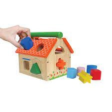 Nhà thả 12 khối Đồ chơi gỗ Winwintoys