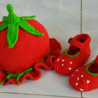 Nón len handmade