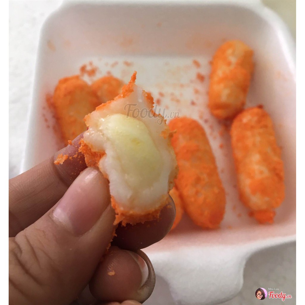 Bánh gạo Tokbokki Hàn Quốc không nhân, nhân phô mai gói 500g