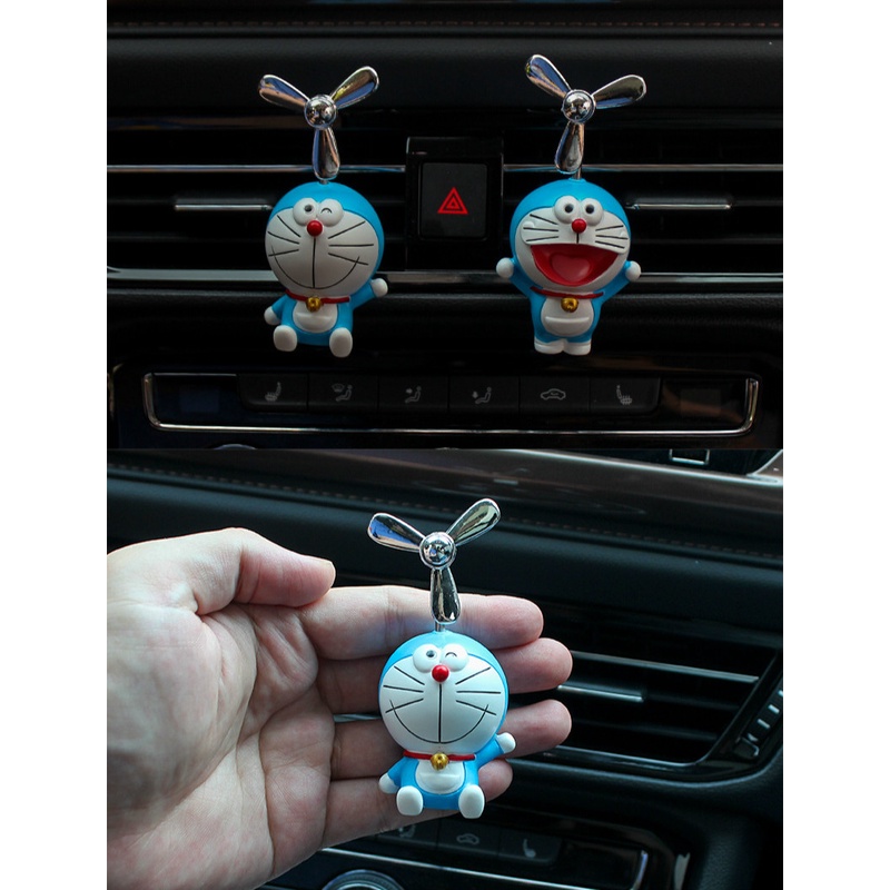 Kẹp Khuếch Tán Nước Hoa Hình Doraemon Gắn Điều Hòa Xe Hơi