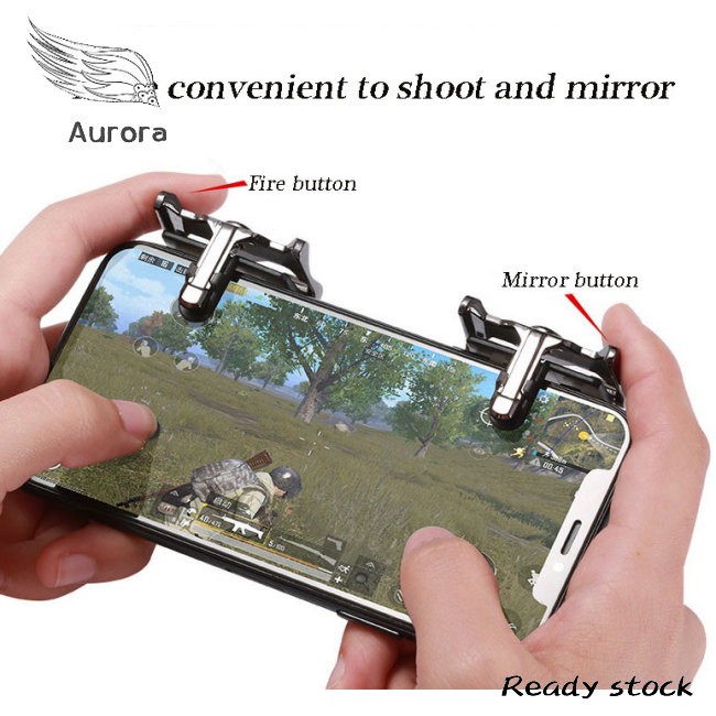 mobile gamepad controller Cò Bấm Chơi Game Bắn Súng Pubg Cho Điện Thoại