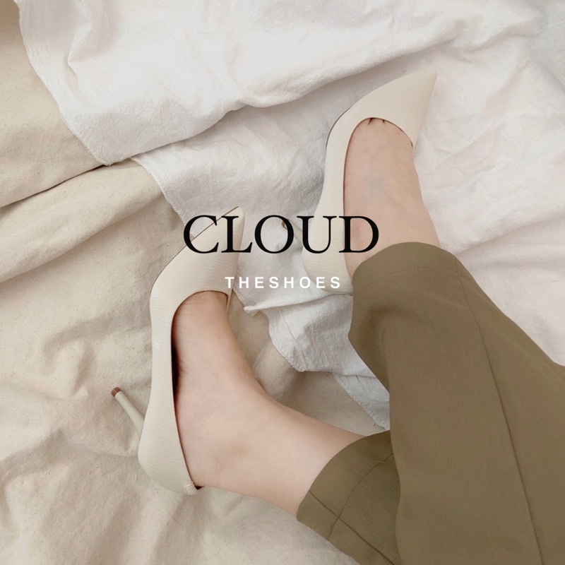 Giày cao gót 6cm bít mũi nhọn da lutin – Cloud The Shoes