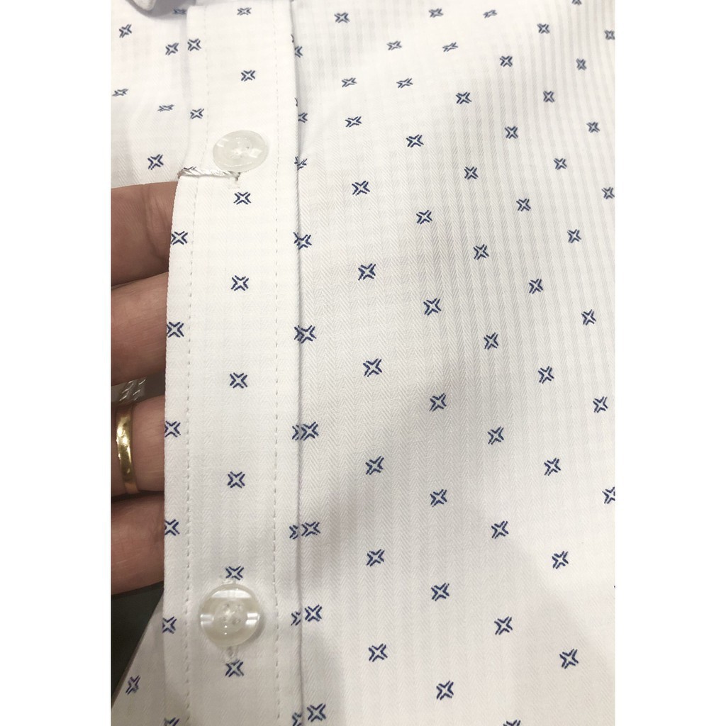 Áo sơ mi nam họa tiết chấm bi cao cấp, chất vải cotton mịn phong cách công sở OKU shop | BigBuy360 - bigbuy360.vn