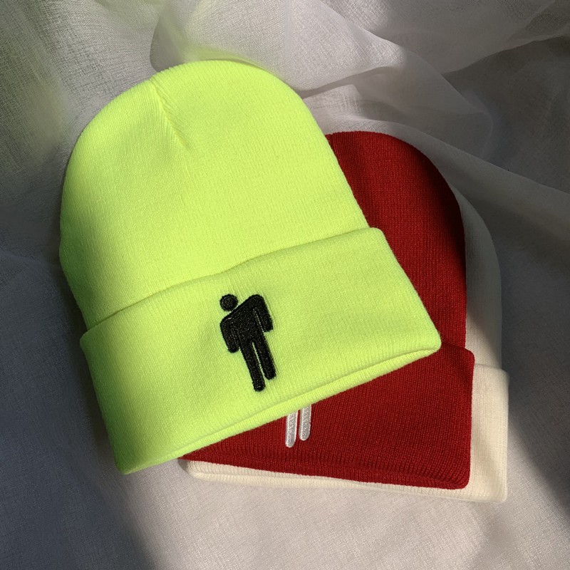 Mũ len họa tiết thêu thời trang hiphop đường phố năng động