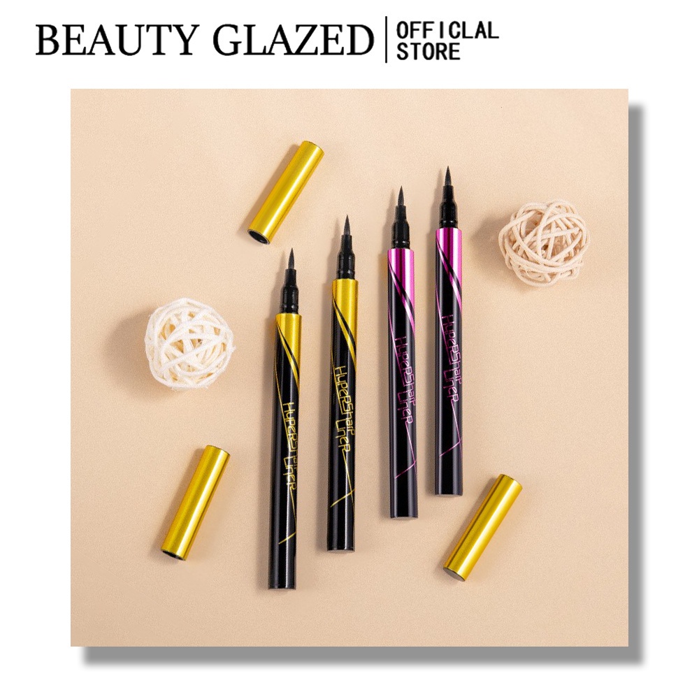 Bút kẻ mắt BEAUTY GLAZED nhanh khô chống thấm nước không nhòe tiện dụng