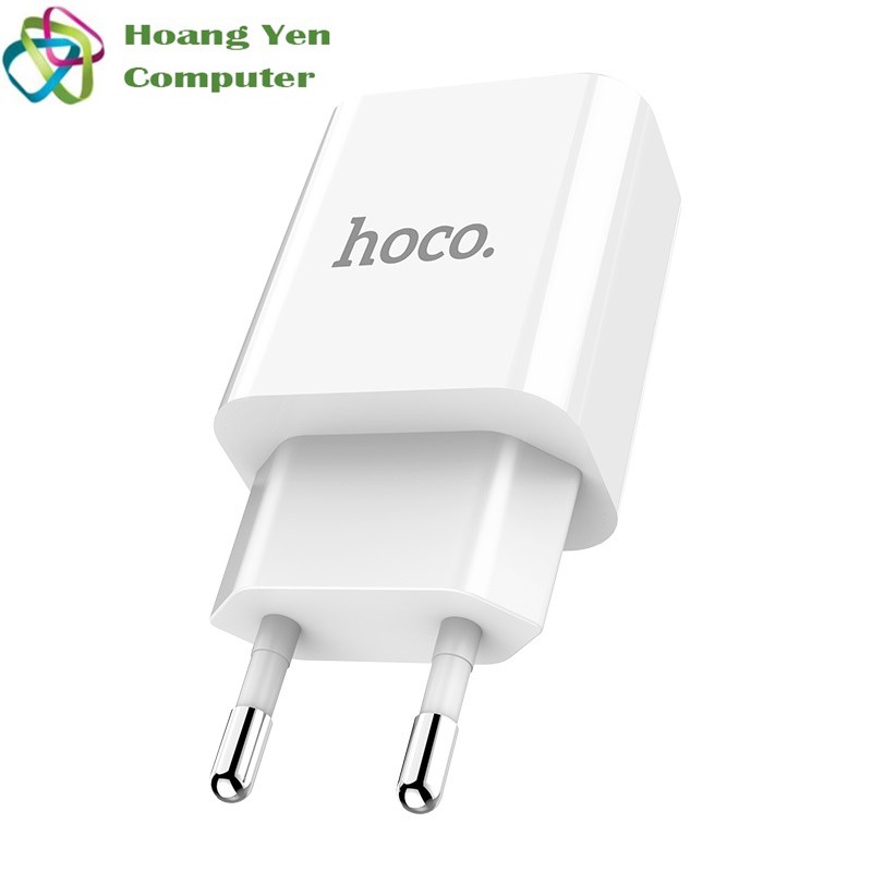 Cốc Sạc Mini 2 Cổng Hoco C63 C63A 2.1A - BH 1 Năm Chính Hãng