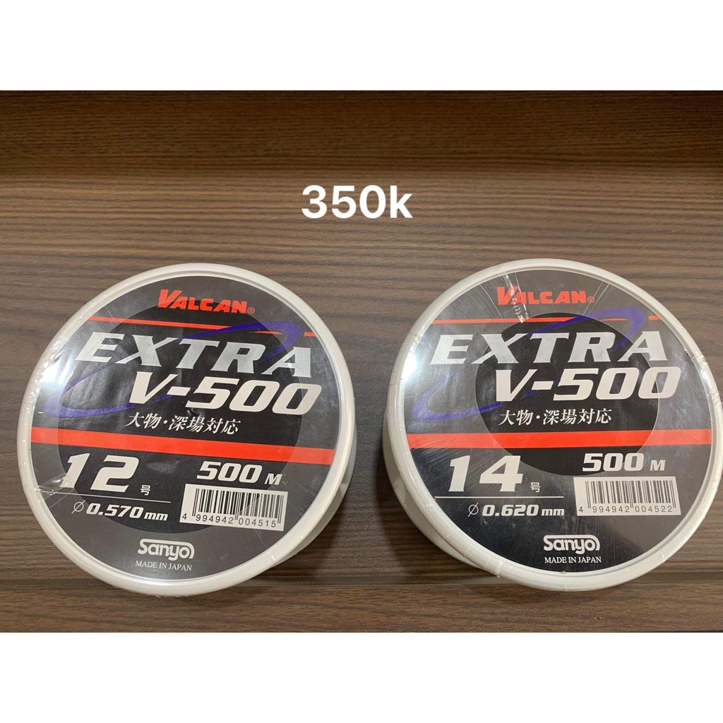 Dây cước Nhật Valcan Sanyo Extra V-500 - Dây Nylon phủ Nano SIÊU DAI