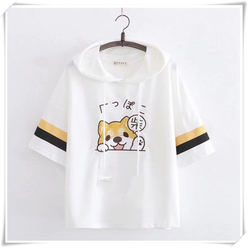 HÌNH THẬT - Áo hoodie cotton tay lỡ mùa hè cún - mèo  hot 2021 | BigBuy360 - bigbuy360.vn